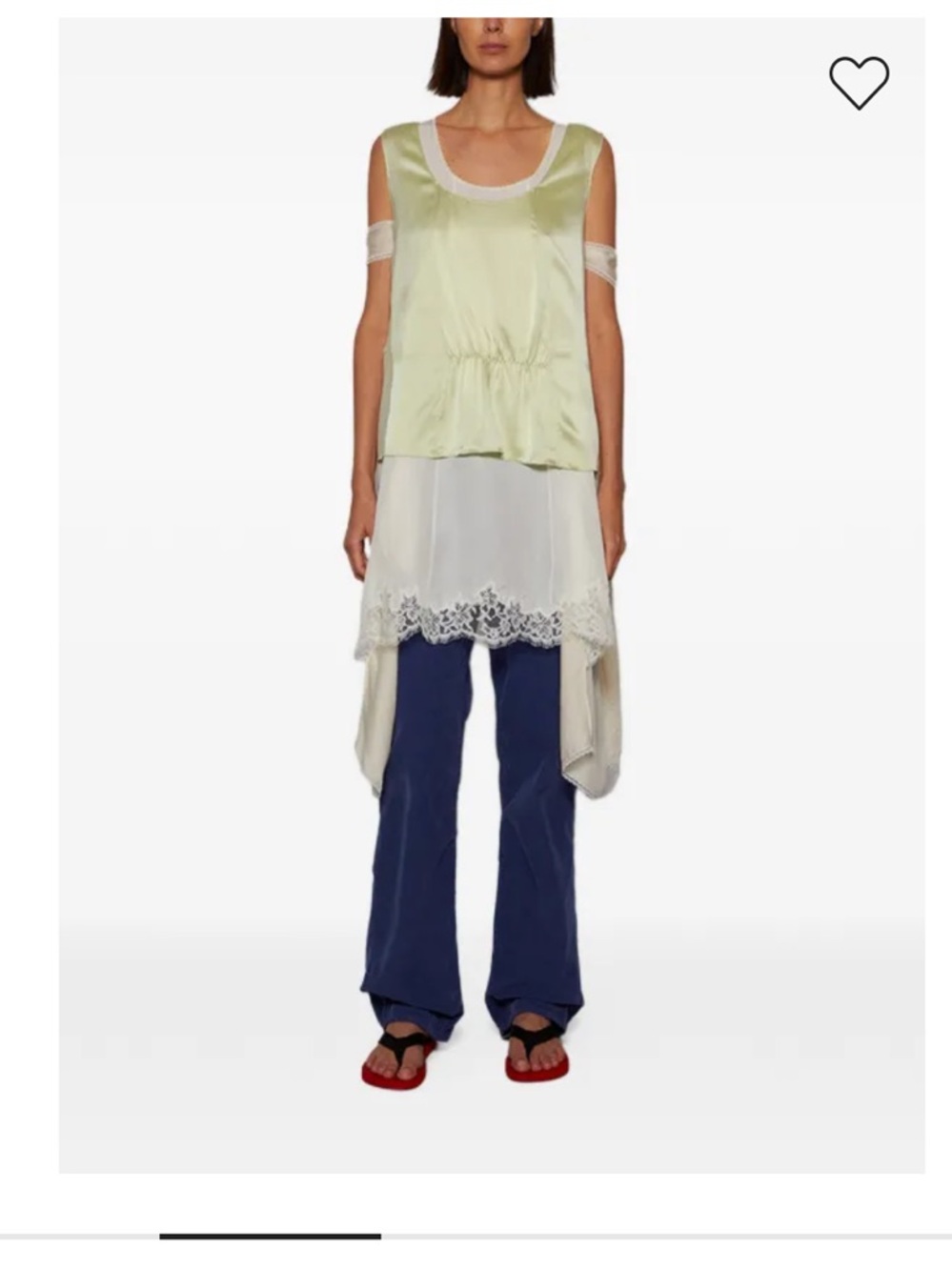 NWT The Row Silk Dinara Gathered-detailed